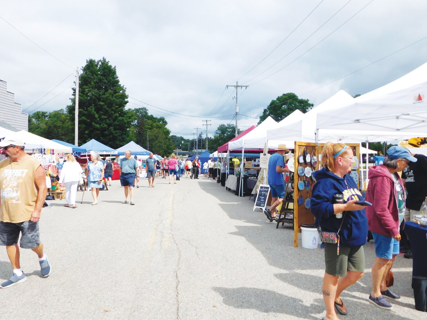 Vendors were in record numbers at the 17th Annual Harrison Street Fair